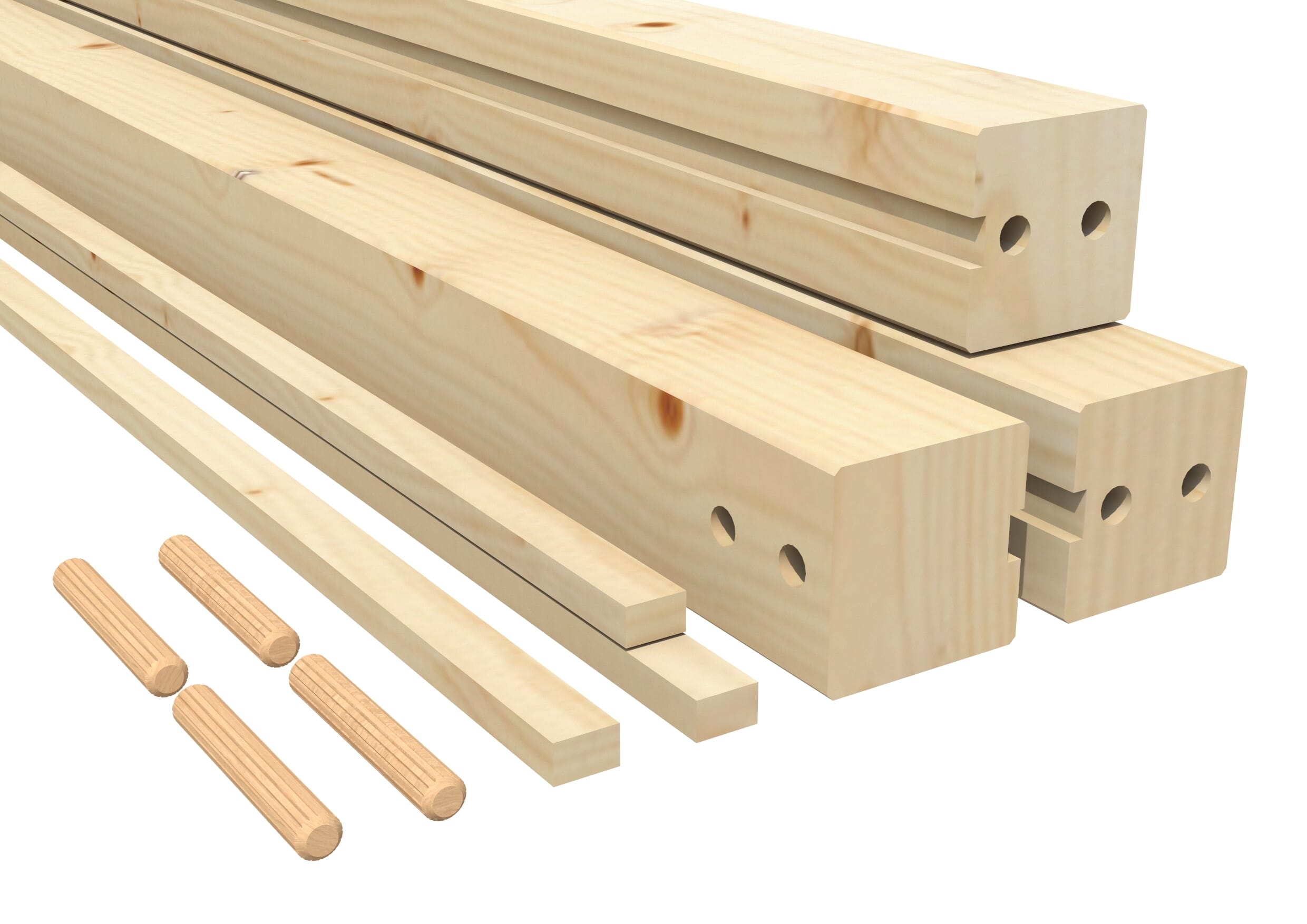 Universal Garage Door Frame To Suit Up To 2135x2135x44mm Pair
