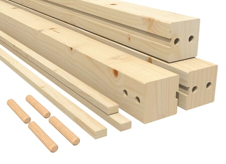 Solid Pine Universal Garage Door Frame