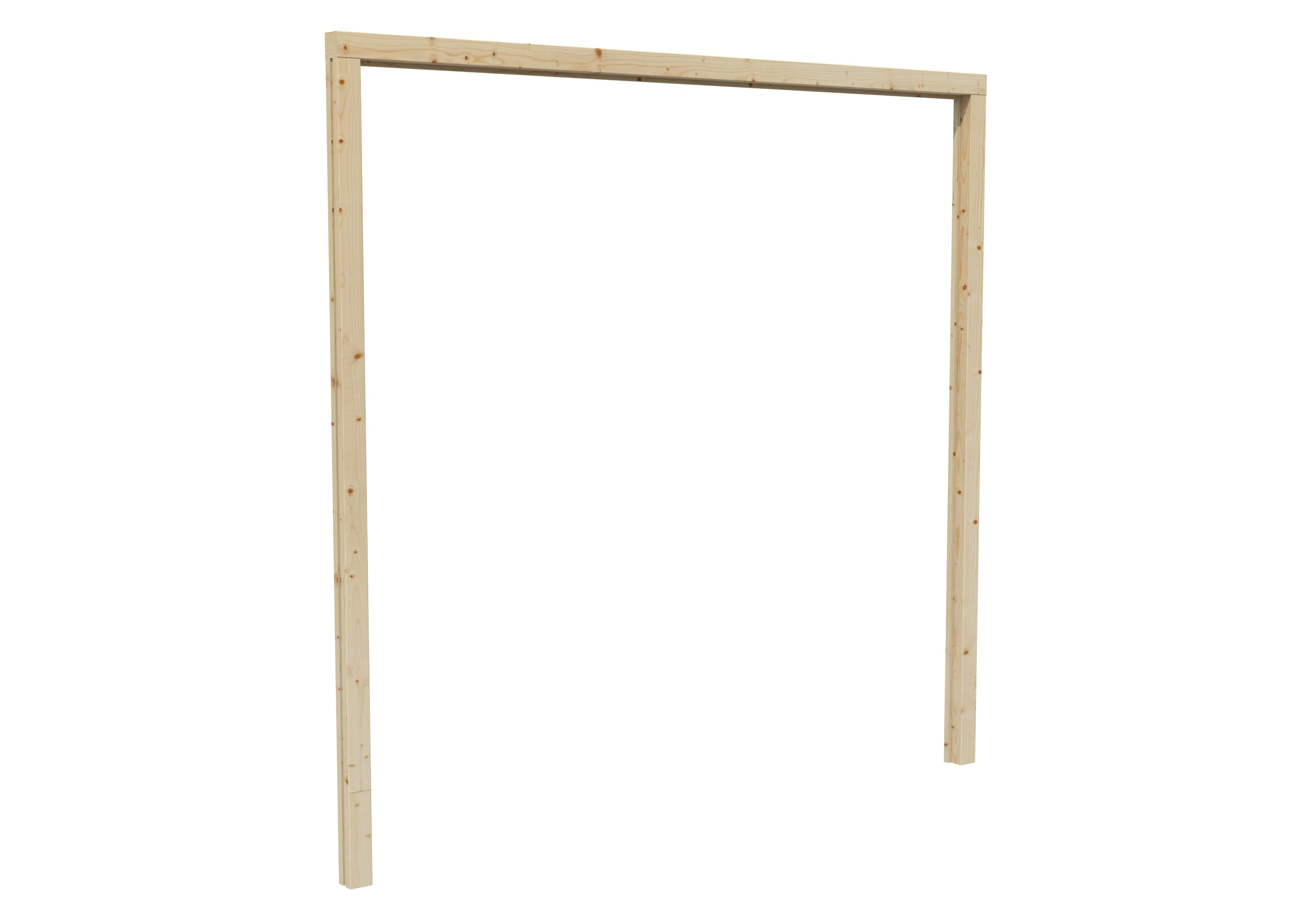 Solid Pine Universal Garage Door Frame At Express Doors Direct