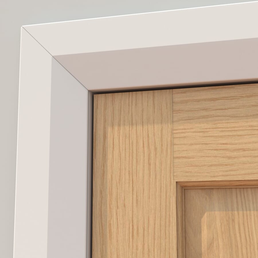 White Primed Chamfered Architrave Pack