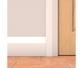 White Primed Chamfered Skirting Pack