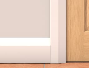 White Primed Chamfered Skirting Pack