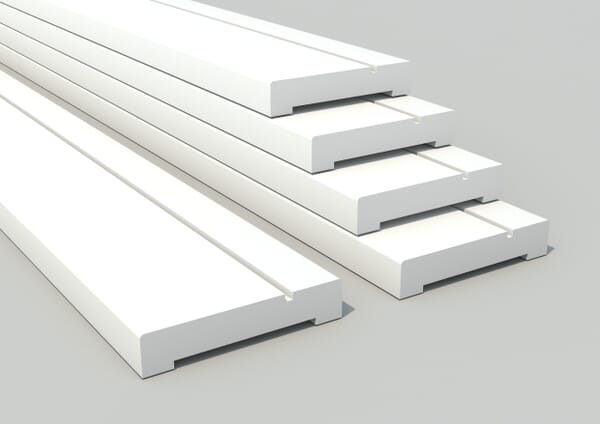 White Primed Grooved Architrave Pack