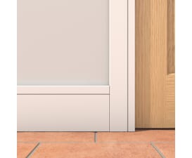White Primed Grooved Skirting Pack