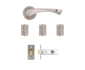 Fortuna Satin Nickel Handle Pack