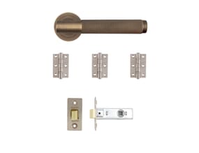 Sparta Matt Antique Brass Handle Pack
