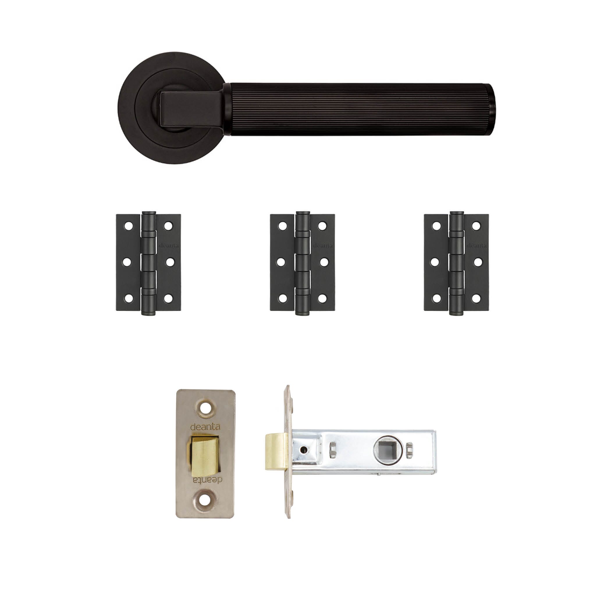 Delphi Matt Black Handle Pack