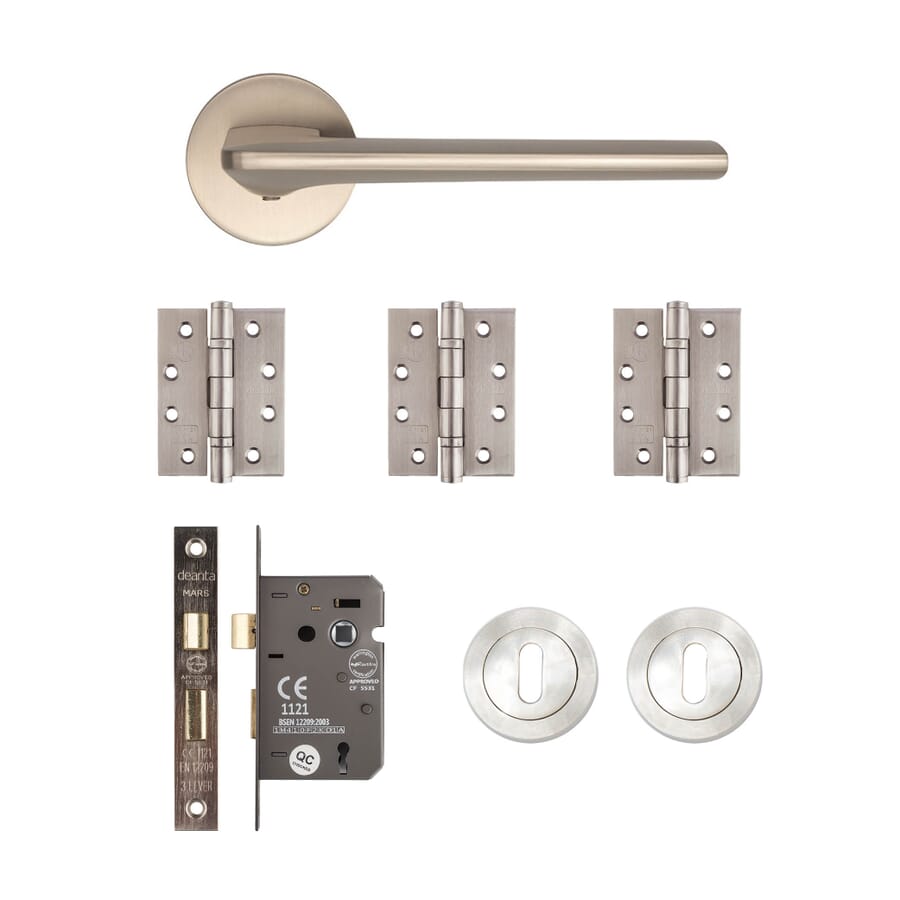 Ithaca Satin Nickel Handle Pack