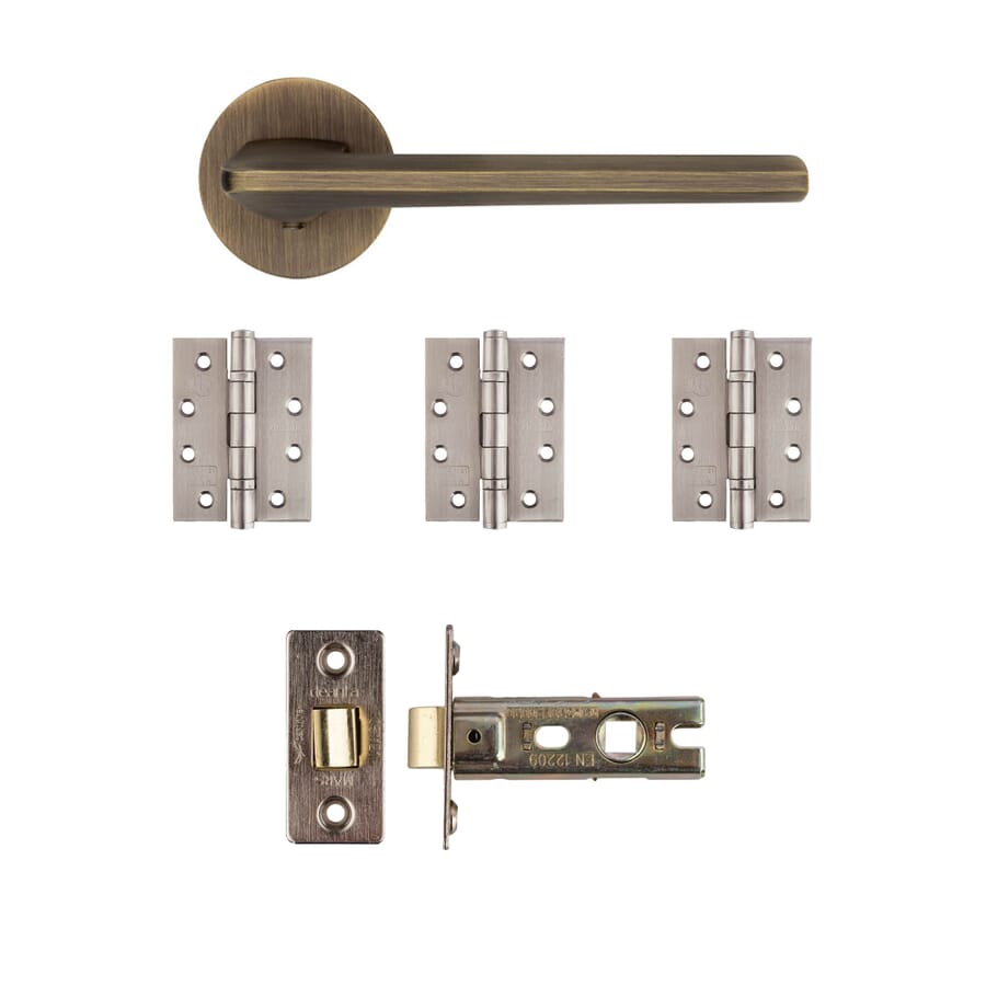 Ithaca Antique Brass Handle Pack