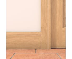 Oak Grooved Skirting Pack