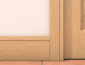 Oak Grooved Skirting Pack