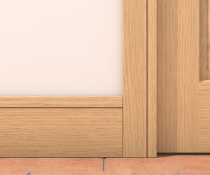 Oak Grooved Skirting Pack