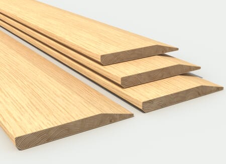 Oak Chamfered Skirting Pack
