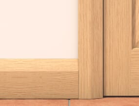 Oak Chamfered Skirting Pack