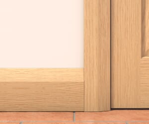 Oak Chamfered Skirting Pack