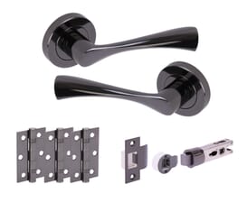 Chellaston Black Nickel Bullet Handle Pack