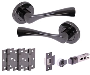 Chellaston Black Nickel Bullet Handle Pack