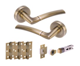 Morley Antique Brass Bullet Handle Pack