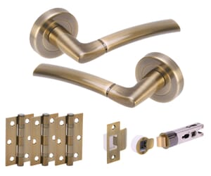 Morley Antique Brass Bullet Handle Pack