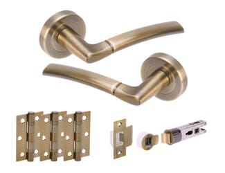 Morley Antique Brass Bullet Handle Pack