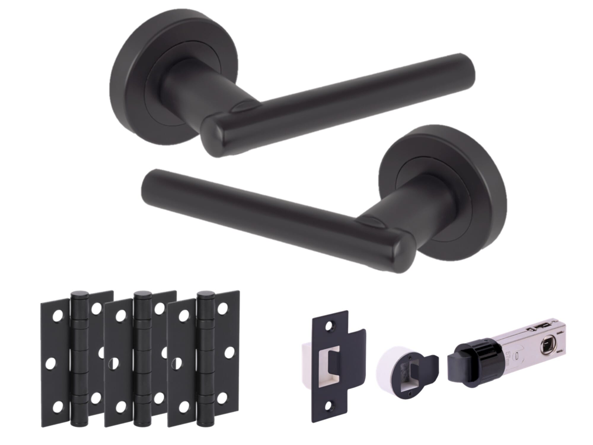 Solus Matt Black Bullet Handle Pack