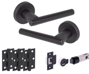 Solus Matt Black Bullet Handle Pack
