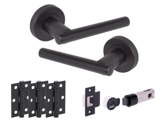 Solus Matt Black Bullet Handle Pack