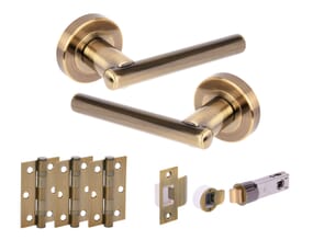 Solus Antique Brass Bullet Handle Pack