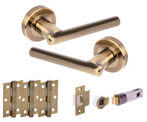 Solus Antique Brass Bullet Handle Pack
