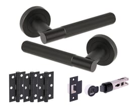 Linear Matt Black Bullet Handle Pack
