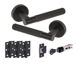 Linear Matt Black Bullet Handle Pack