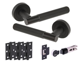 Linear Matt Black Bullet Handle Pack