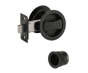 Matt Black Pocket Door Privacy Latch