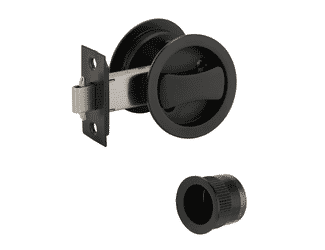 Matt Black Pocket Door Privacy Latch