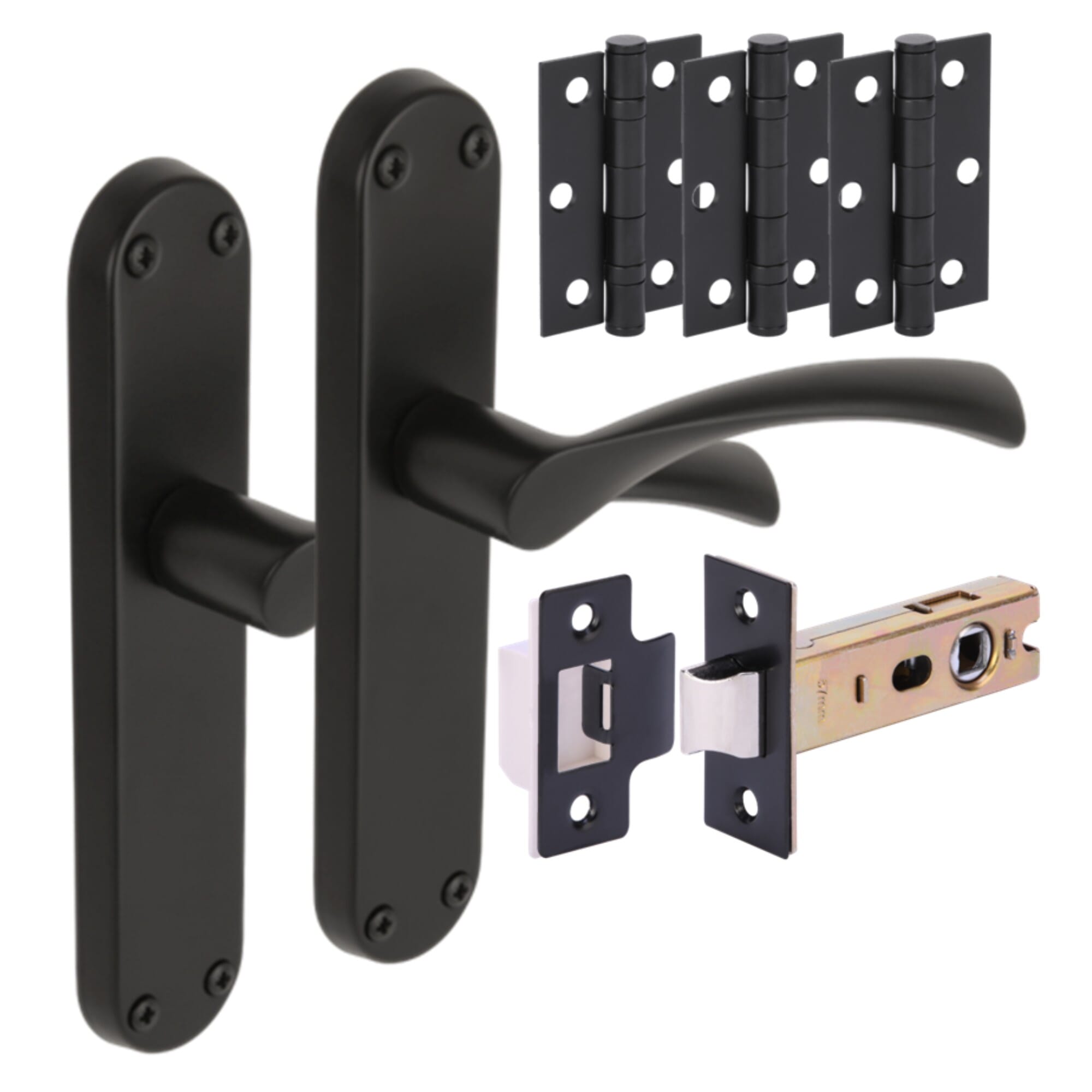 Lobo Matt Black Handle Pack