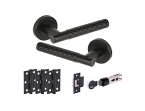Roca Matt Black Bullet Handle Pack