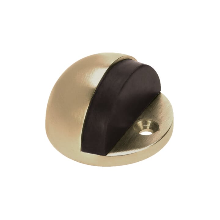 Antique Brass Half Moon Door Stop