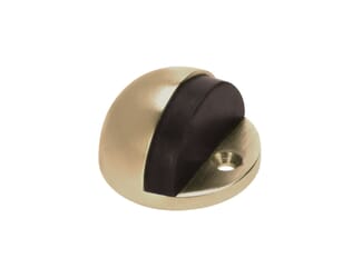 Antique Brass Half Moon Door Stop