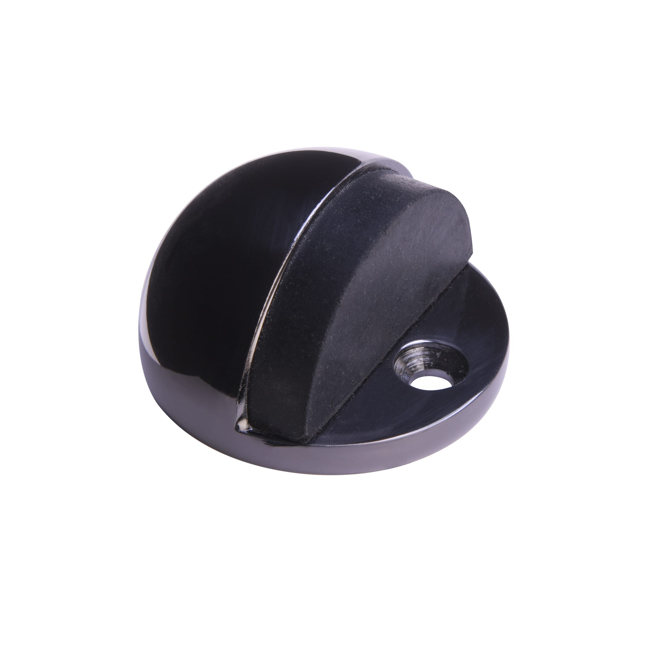 Black Nickel Half Moon Door Stop
