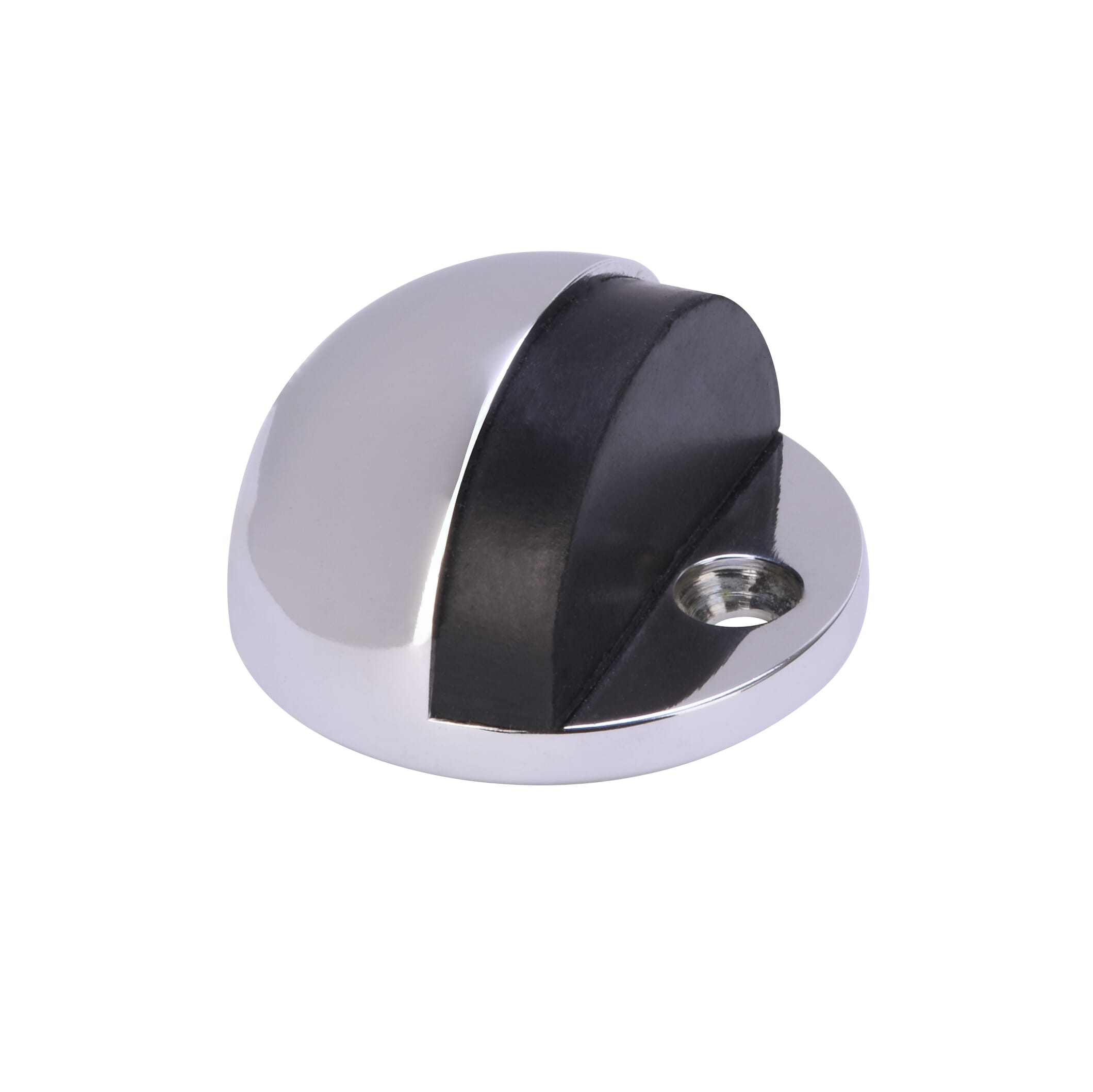 Polished Chrorme Half Moon Door Stop