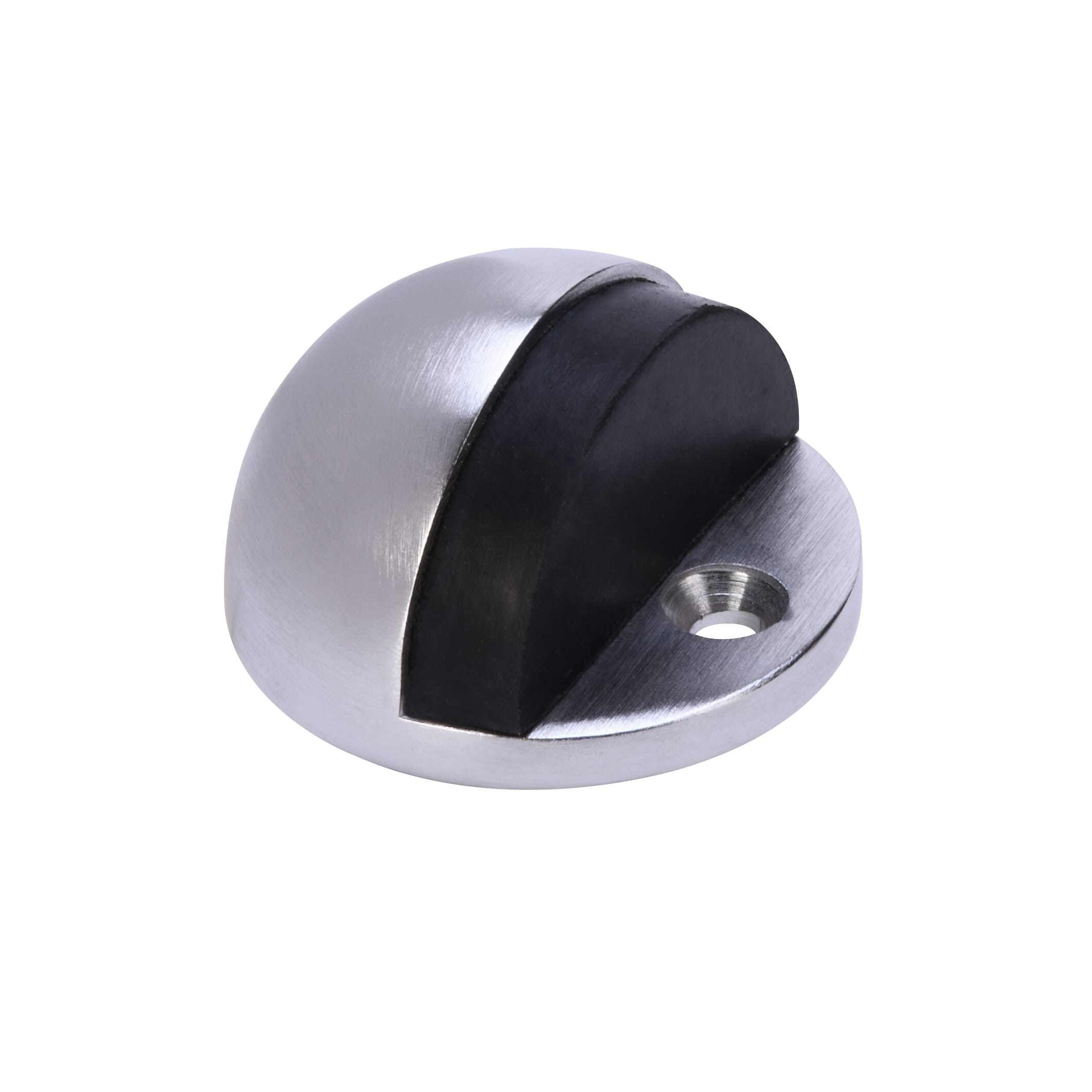 Satin Chrorme Half Moon Door Stop