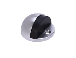 Satin Chrorme Half Moon Door Stop