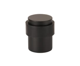 Matt Black Collared Door Stop