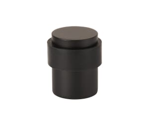 Matt Black Collared Door Stop