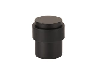 Matt Black Collared Door Stop