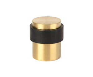 Satin Brass Collared Door Stop