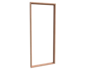 Hardwood Integral Garage Fire Door Frame