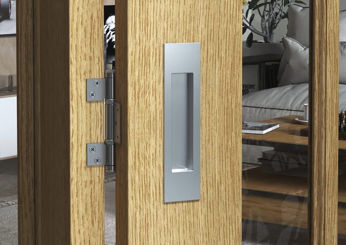 Satin Nickel Pull Handle