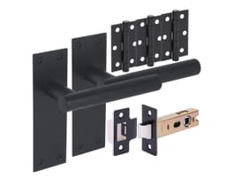 Levada Linear Matt Black Handle Pack
