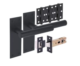 Levada Linear Matt Black Handle Pack
